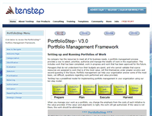 Tablet Screenshot of portfoliostep.com